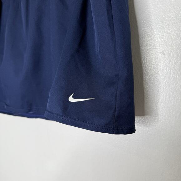 Nike Navy Blue Athletic Swim Skirt Size 2X Plus Tennis Activewear Skort - Picture 2 of 7